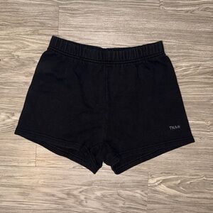 Aritzia TNA Terry Fleece Perfect Fit Mini Sweat Shorts Women’s Size XS Black